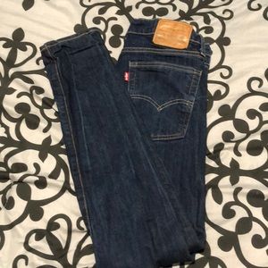 Levis Jean's 510 Dark Wash W30 L32 skinny jean